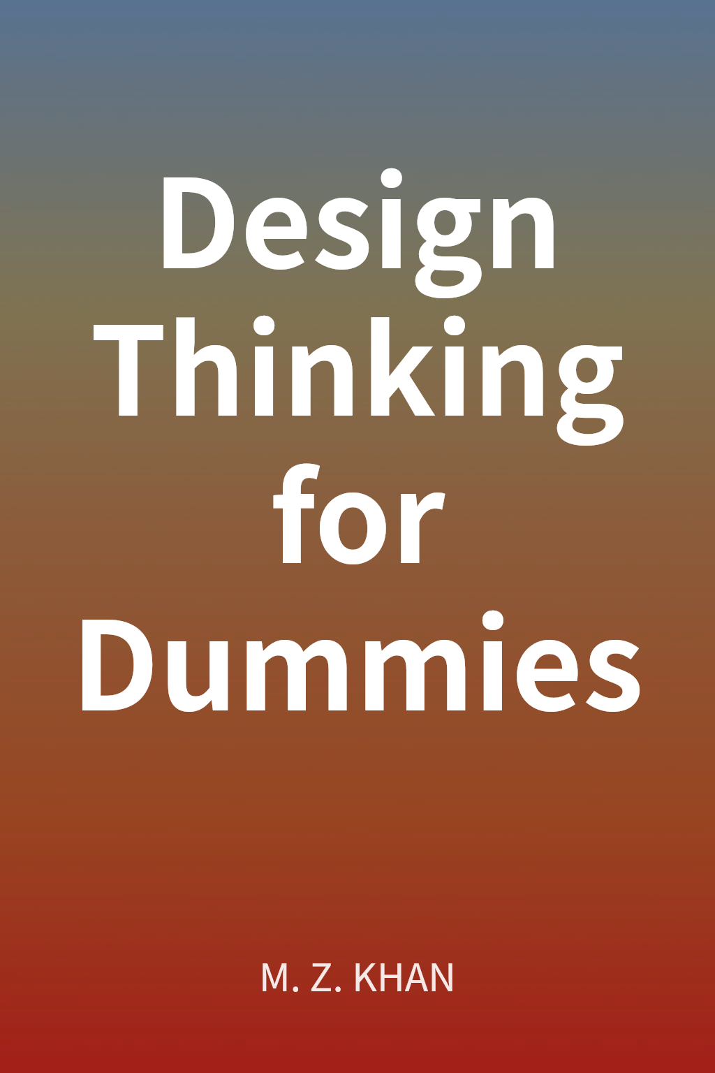 Design Thinking for Dummies cover