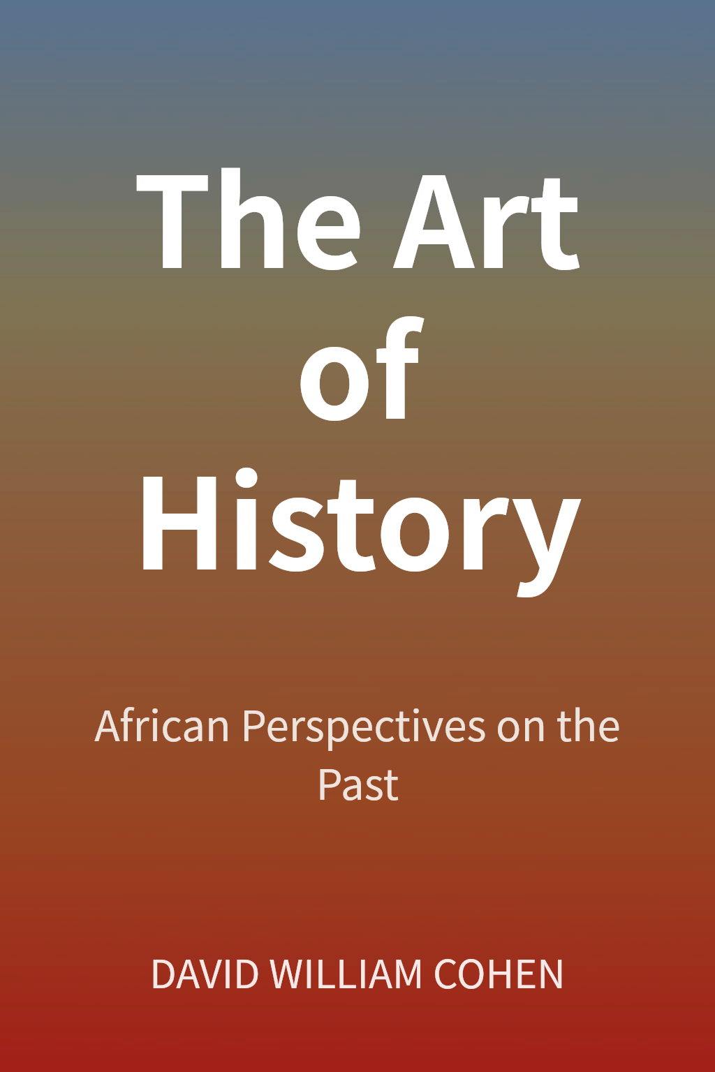 The Art of History cover