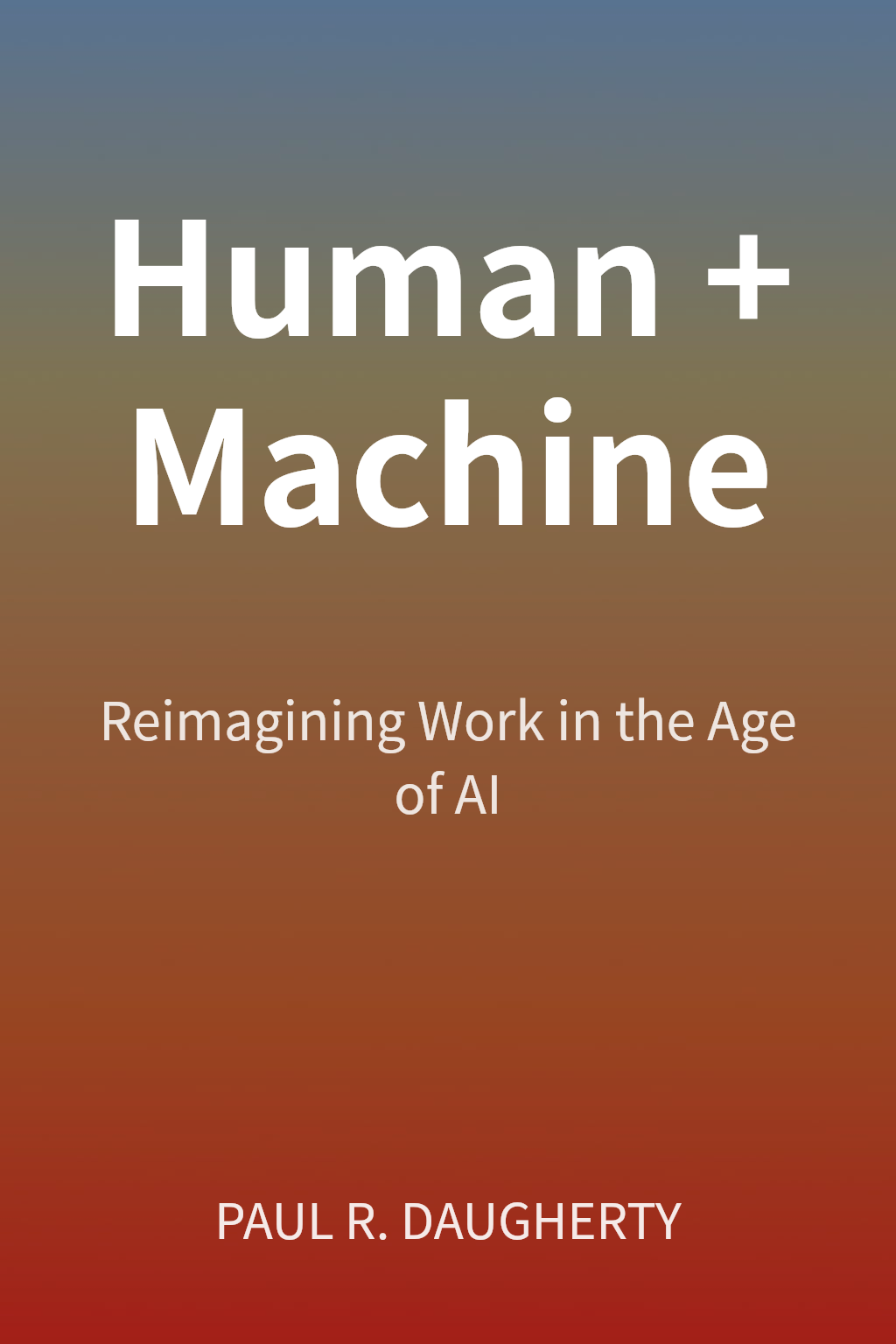 Human + Machine cover