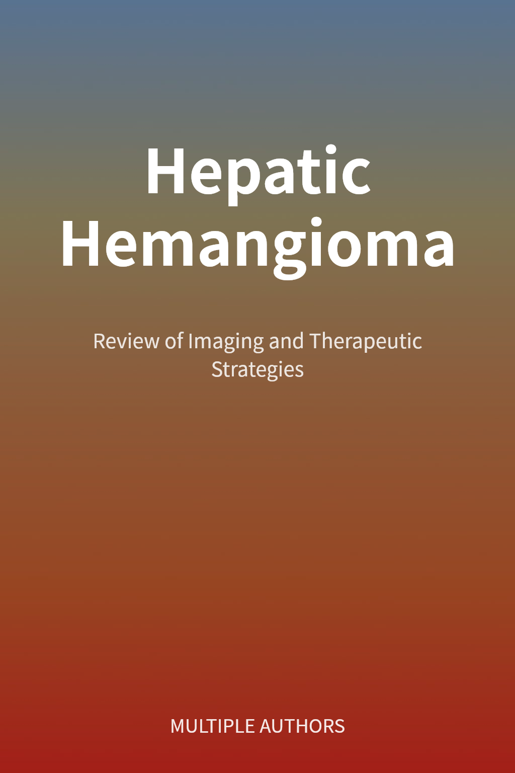 Hepatic Hemangioma cover