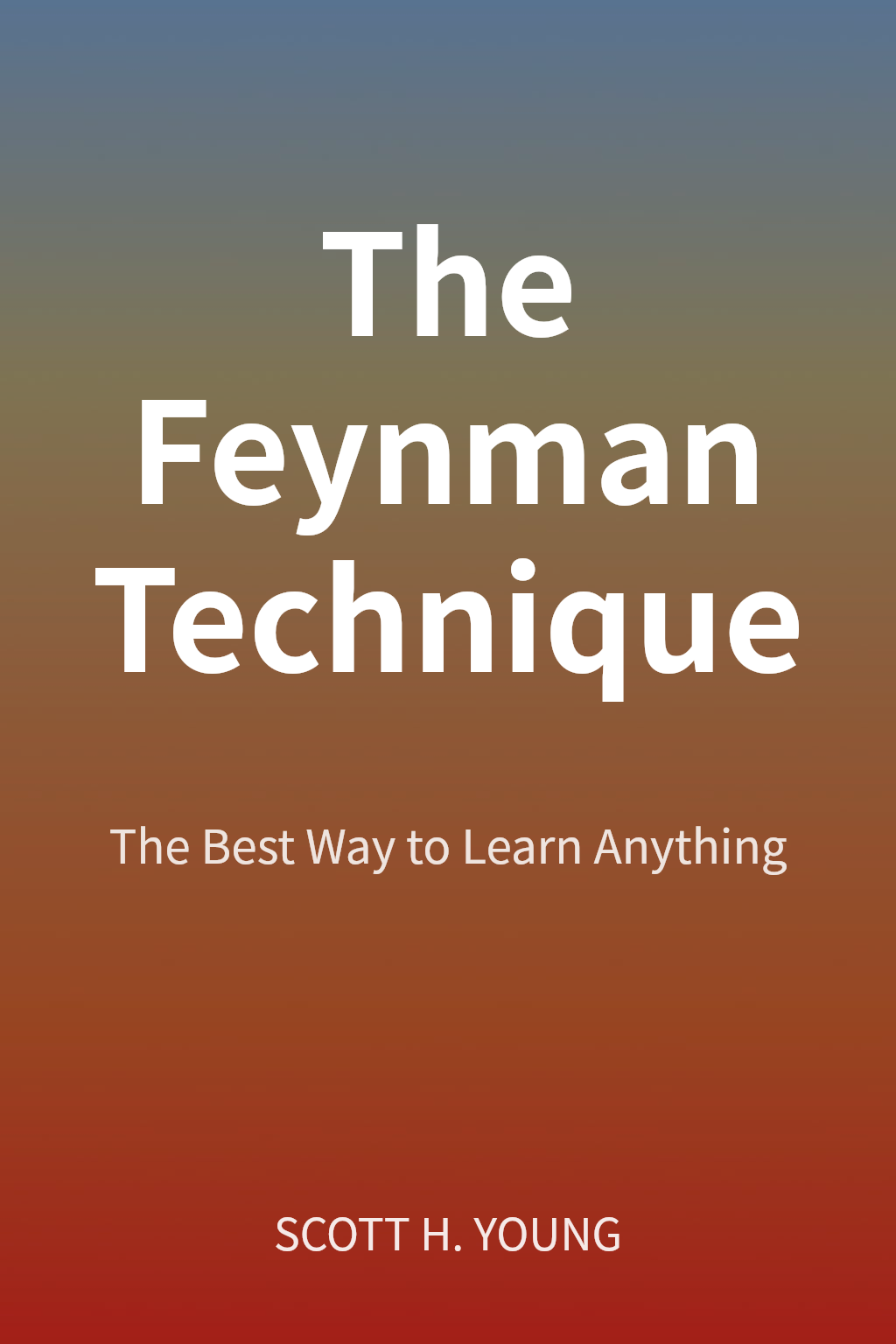 The Feynman Technique 封面
