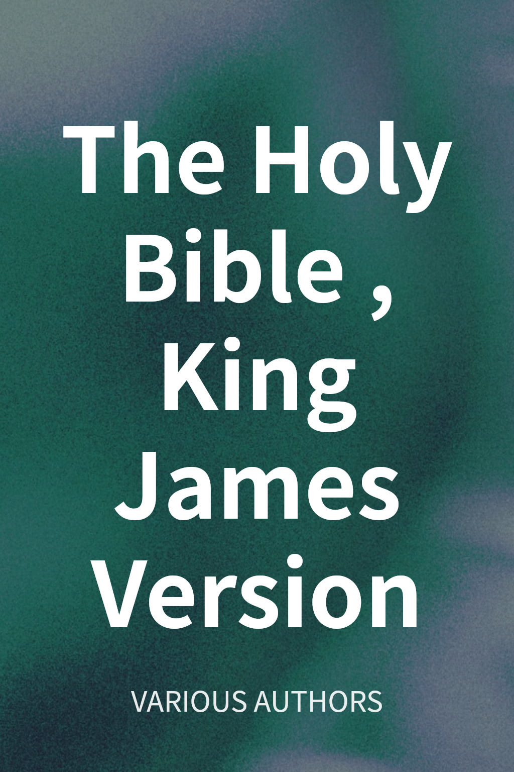 The Holy Bible, King James Version cover