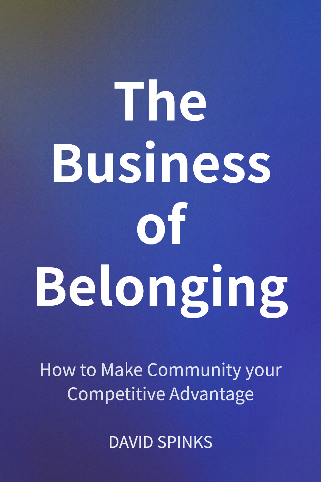 The Business of Belonging cover
