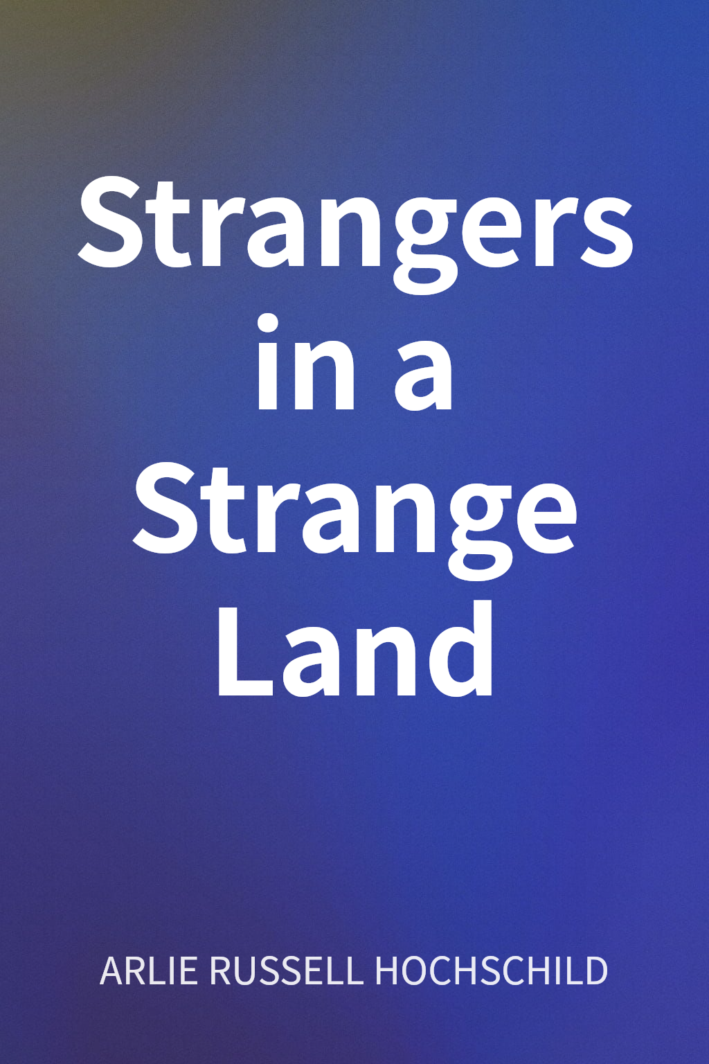 Strangers in a Strange Land cover