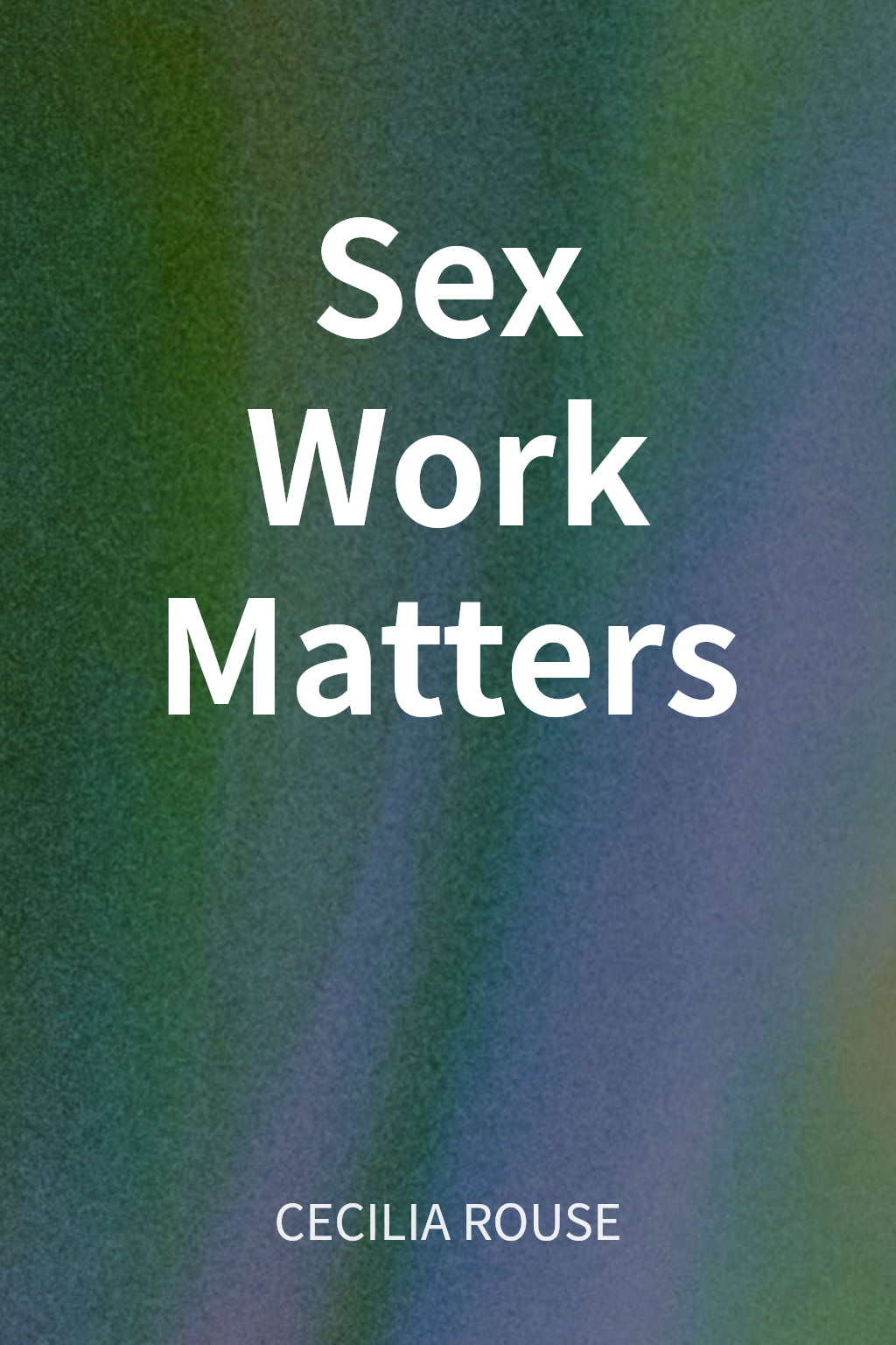 Sex Work Matters cover