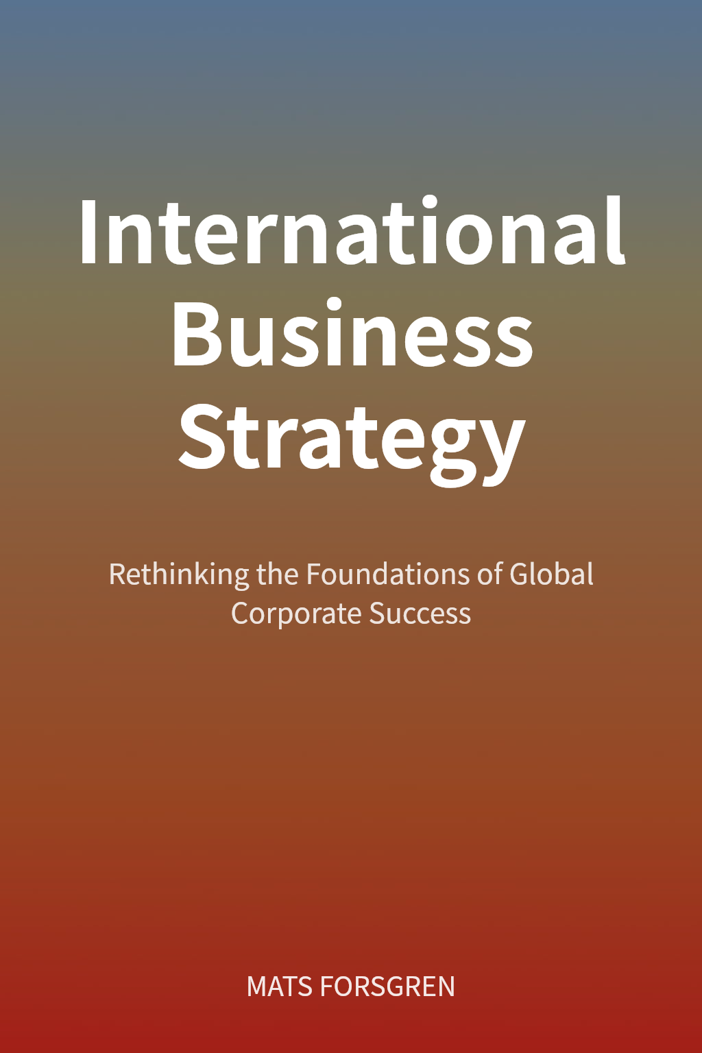 International Business Strategy cover