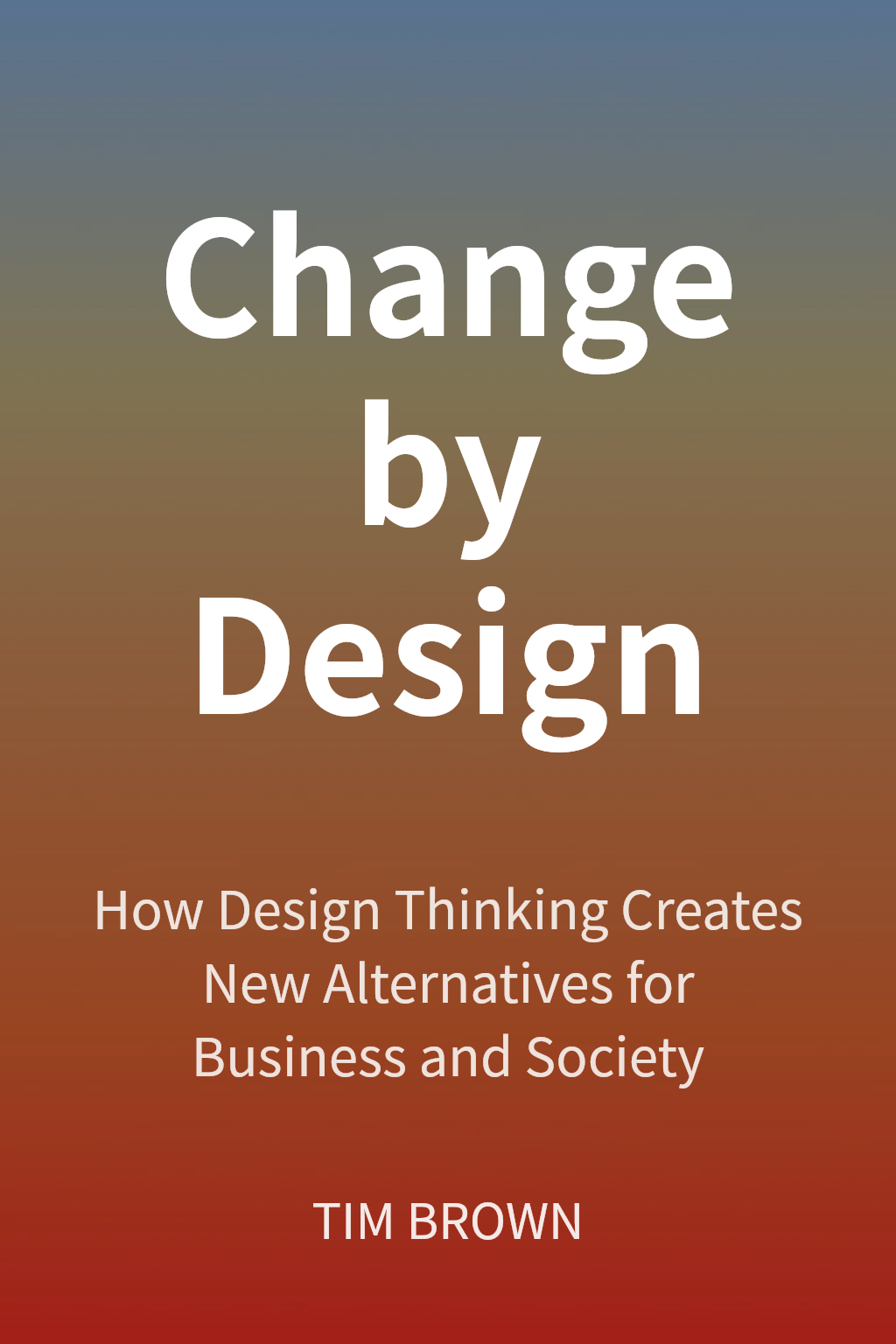 Change by Design cover