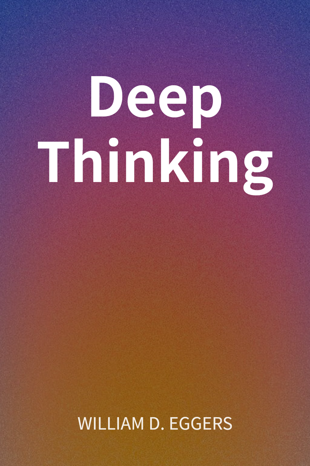 Deep Thinking cover