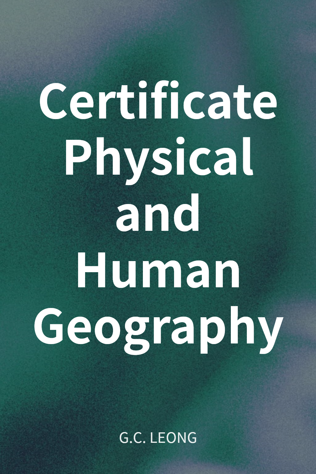 Certificate Physical and Human Geography cover