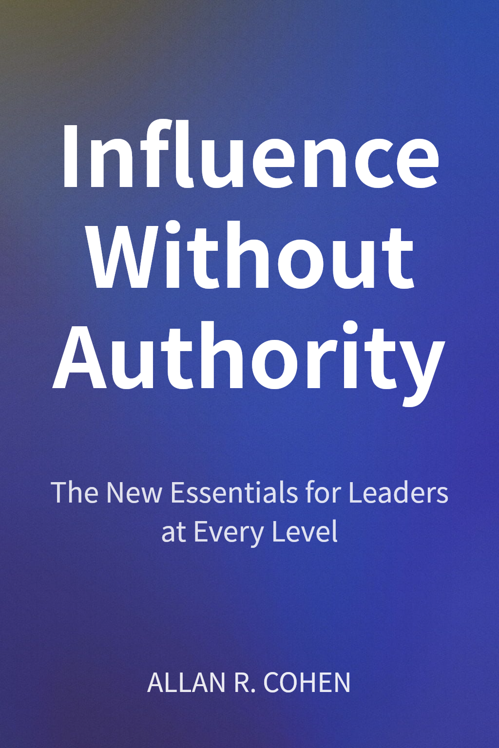 Influence Without Authority cover