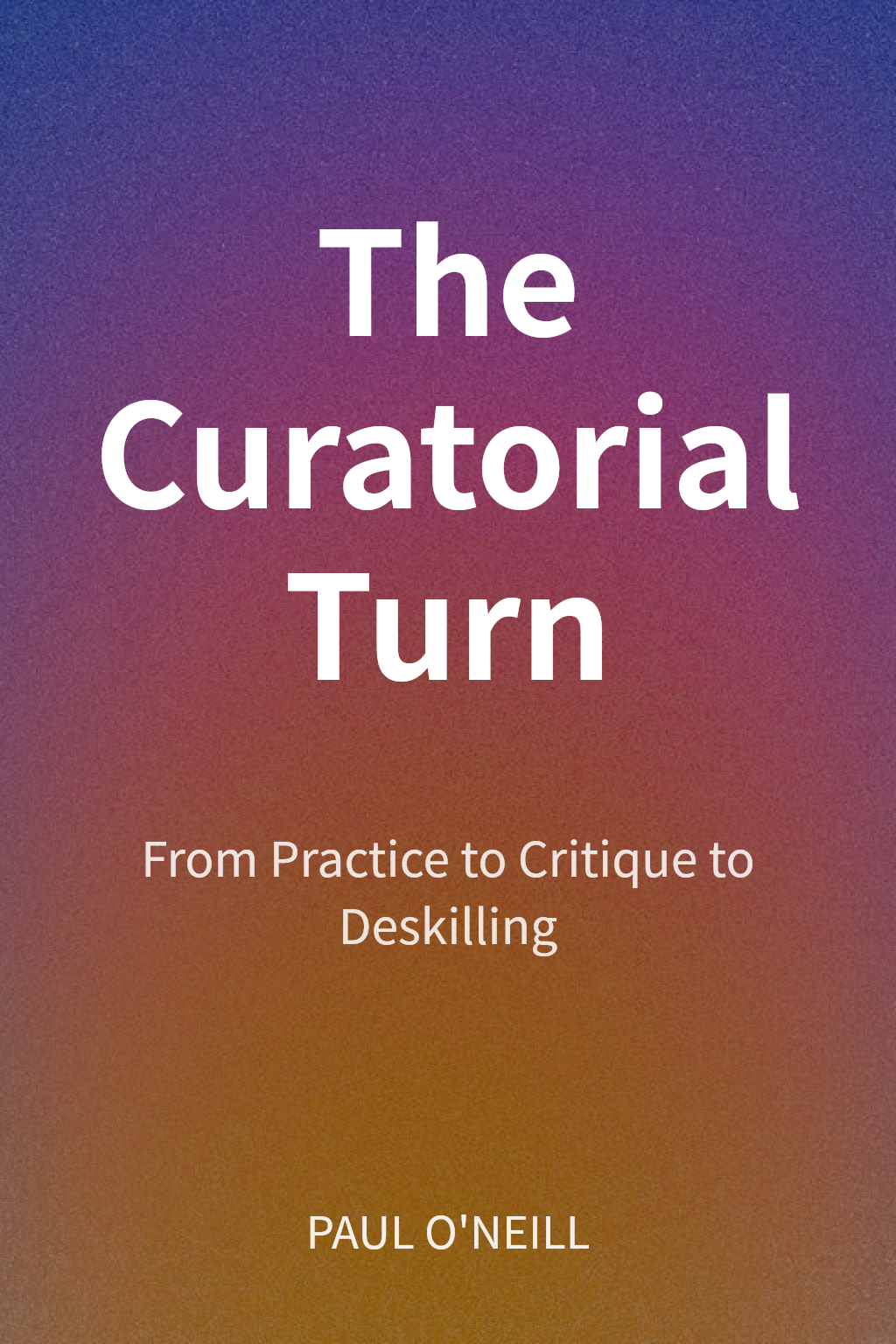 The Curatorial Turn cover