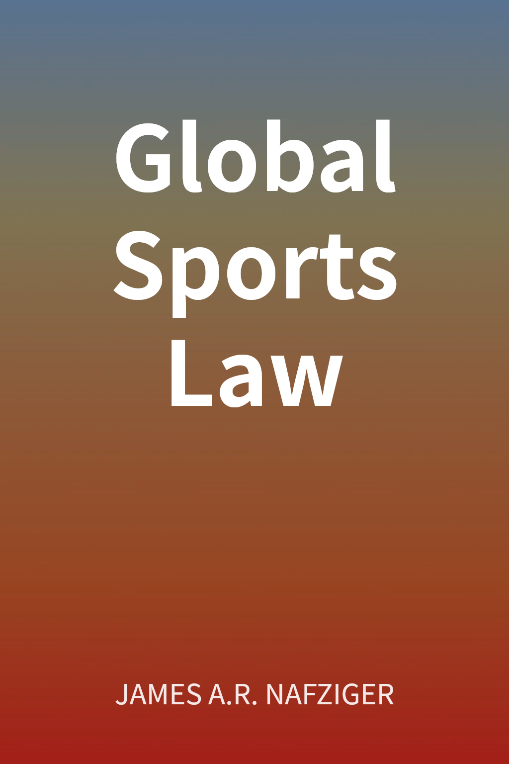 Global Sports Law cover