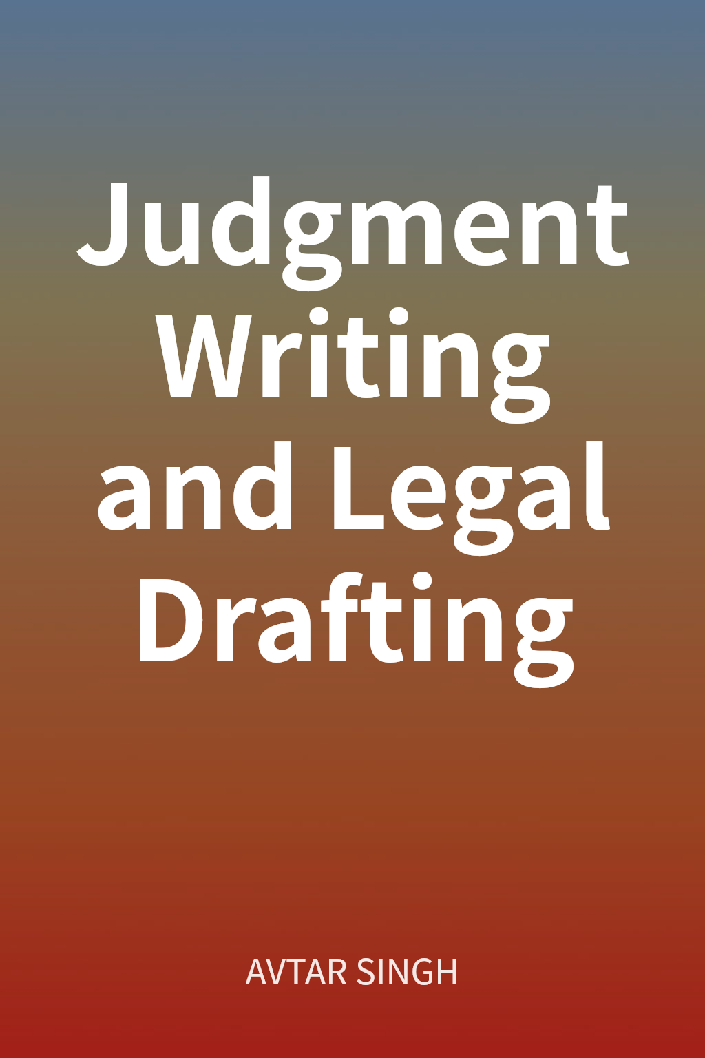 Judgment Writing and Legal Drafting cover