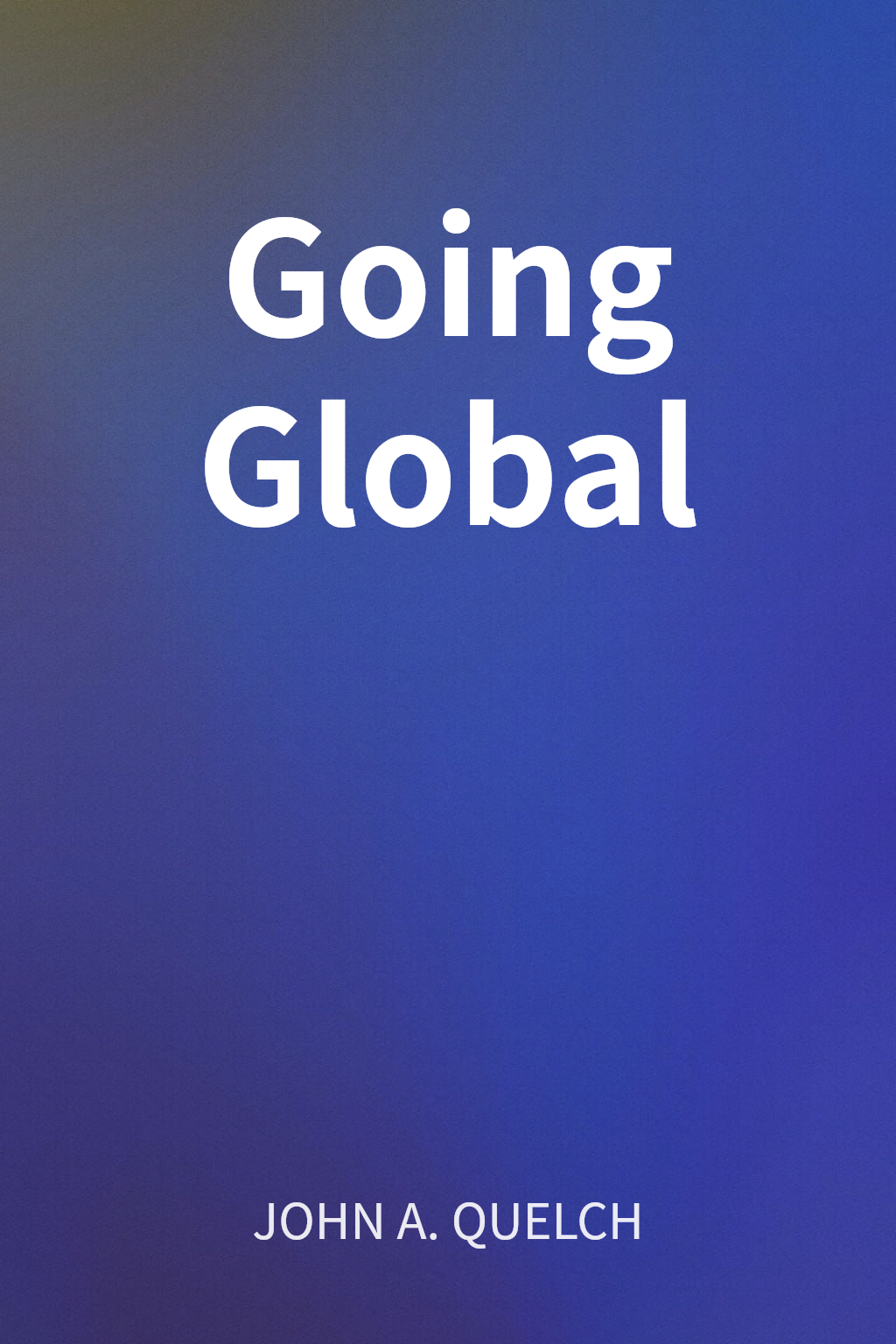 Going Global cover