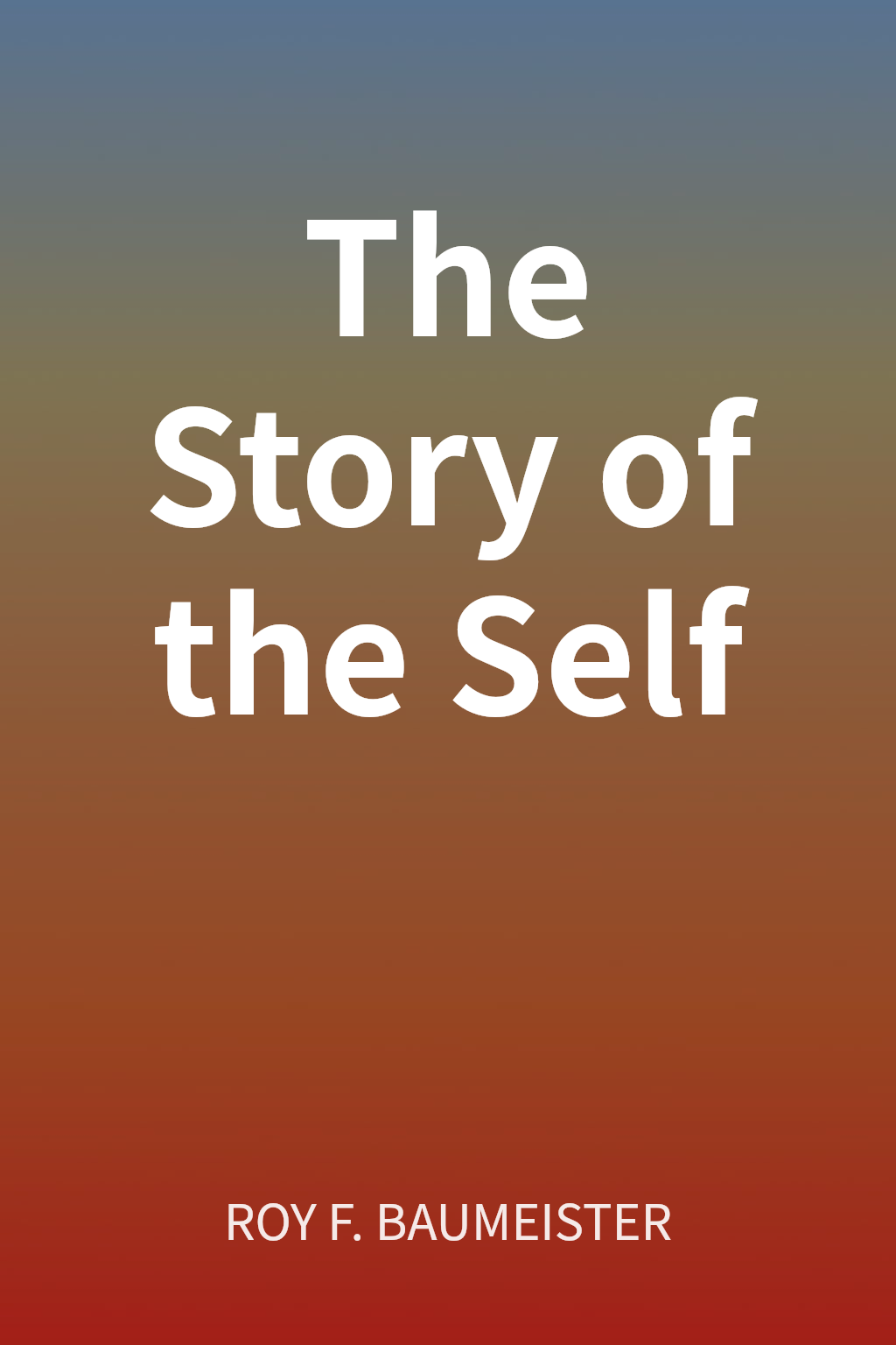 The Story of the Self cover