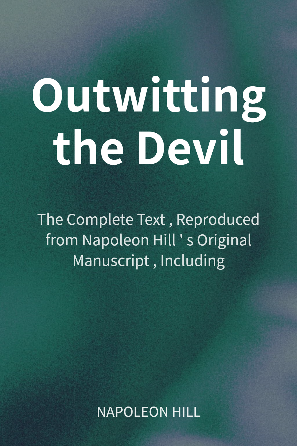 Outwitting the Devil cover