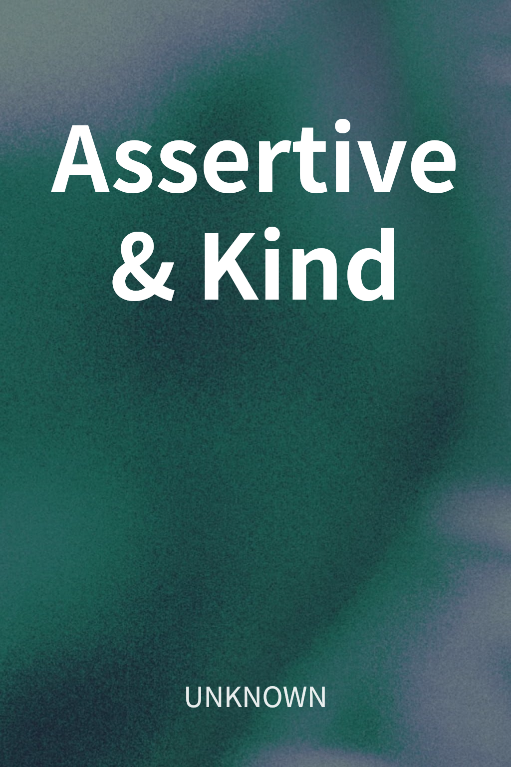 Assertive & Kind cover