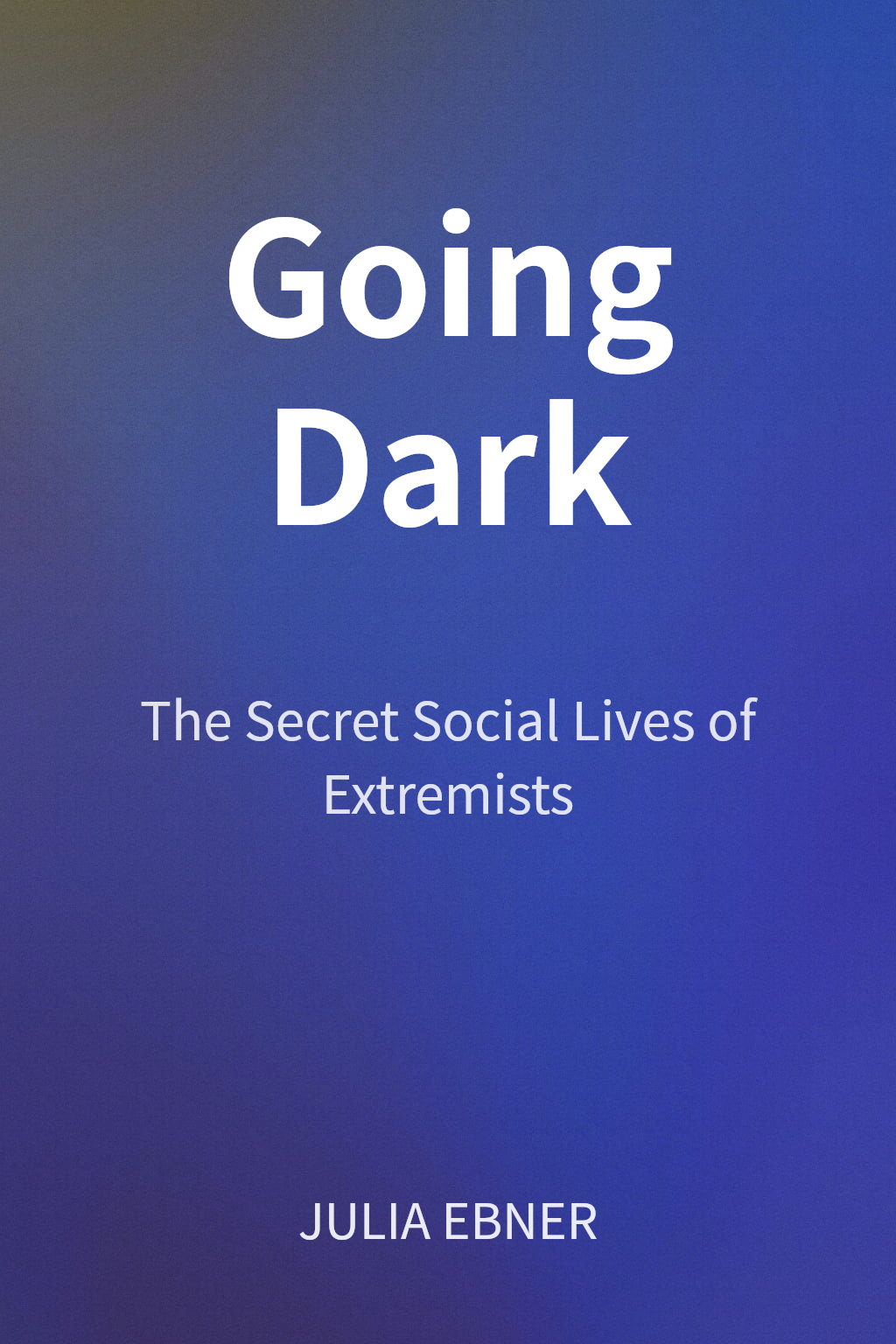 Going Dark cover
