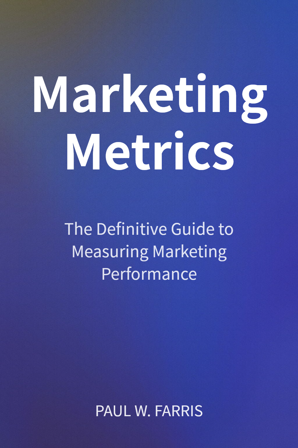 Marketing Metrics cover
