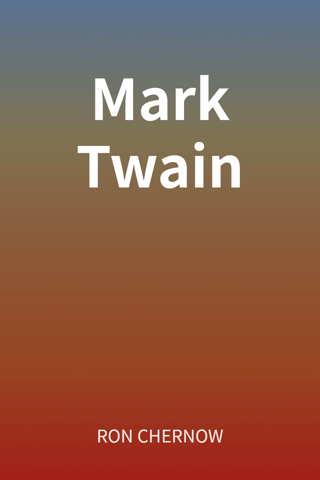Mark Twain cover