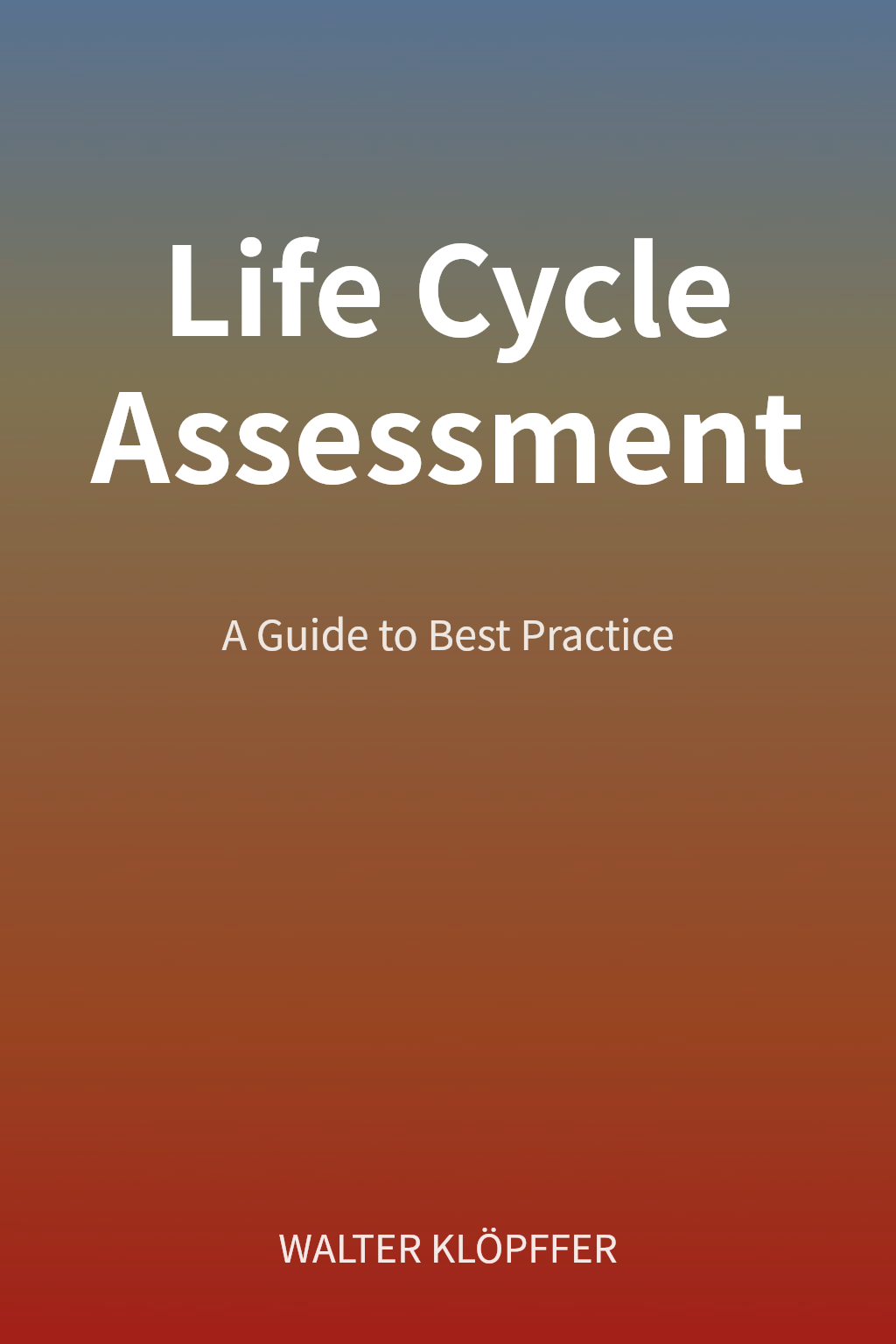 Life Cycle Assessment cover