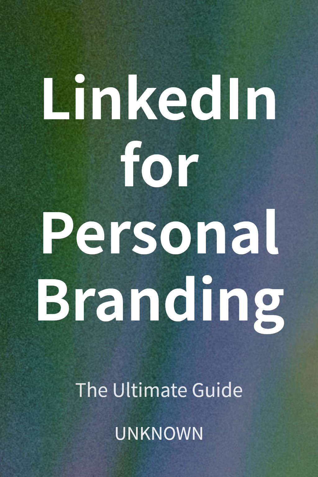 LinkedIn for Personal Branding cover