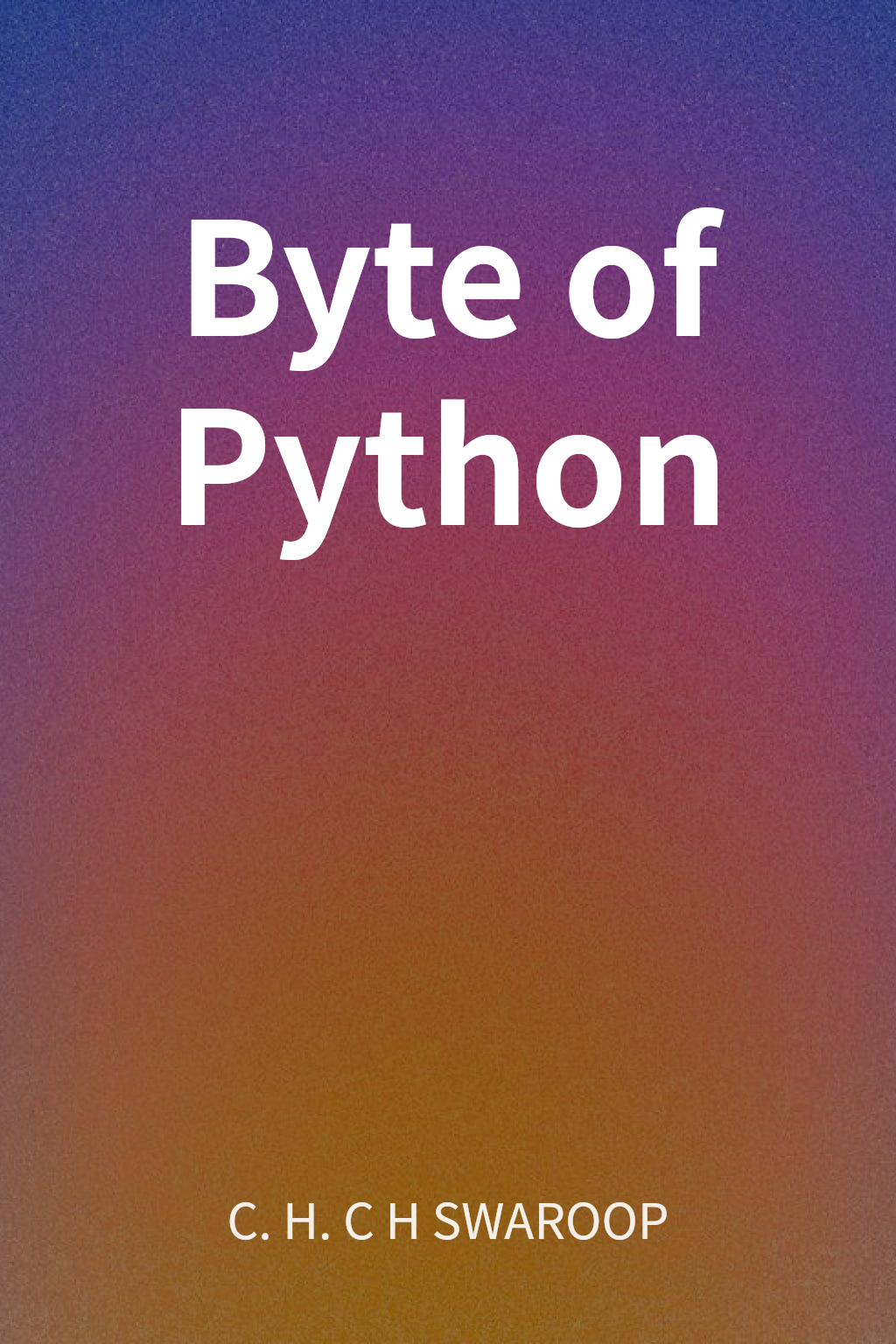 Byte of Python cover