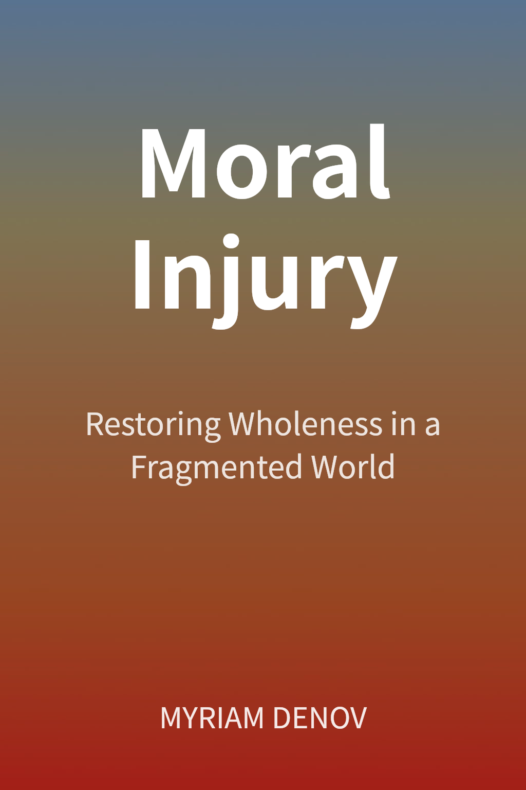 Moral Injury cover