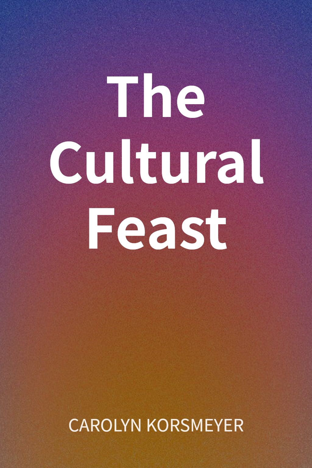 The Cultural Feast cover