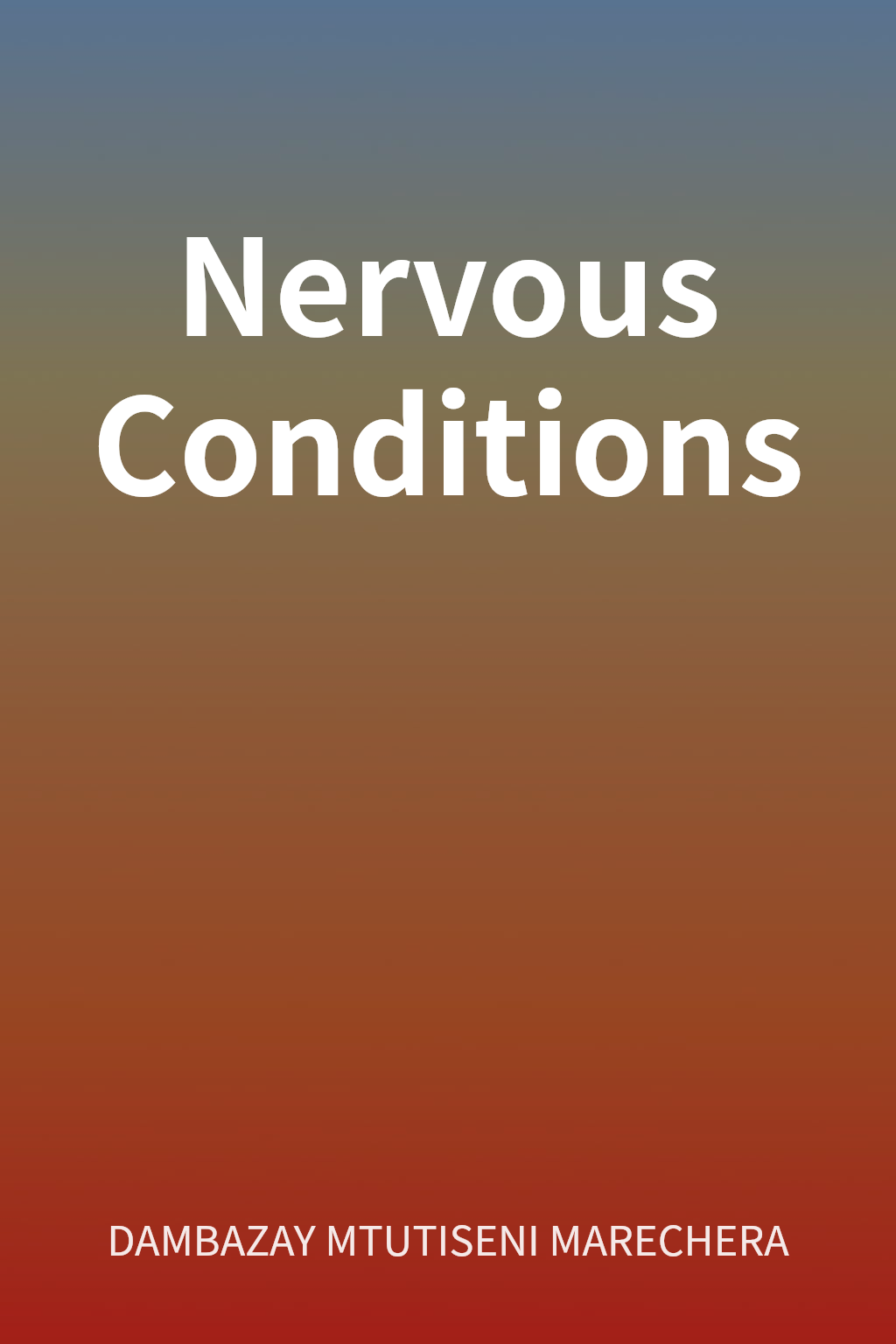Nervous Conditions cover