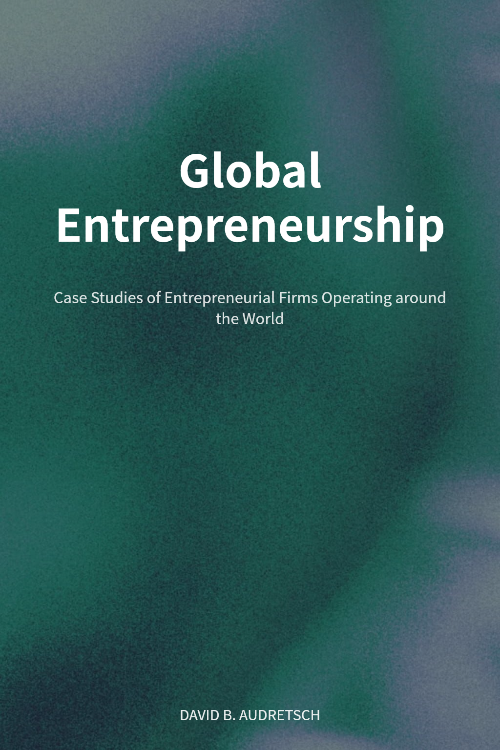 Global Entrepreneurship cover