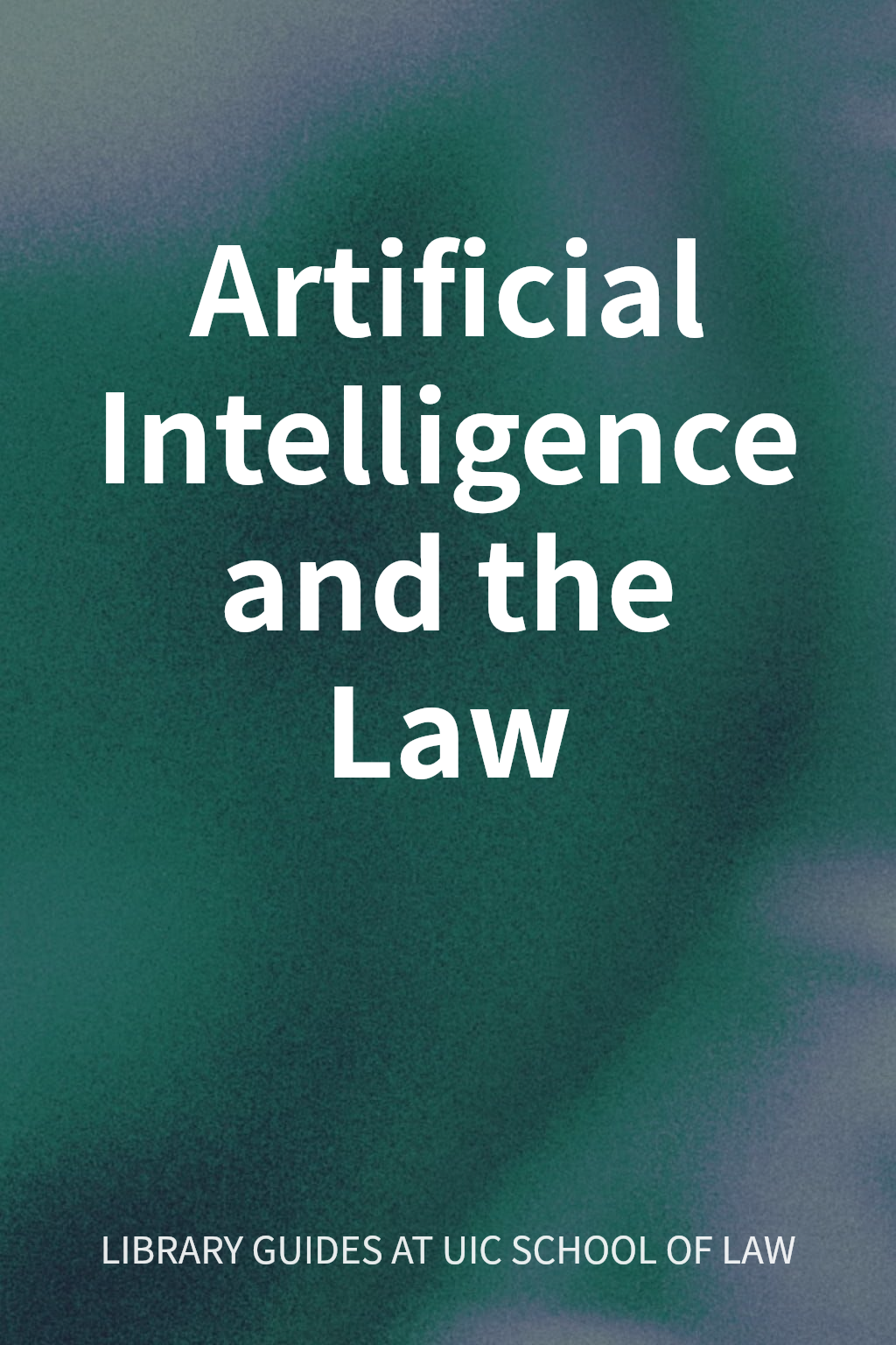 Artificial Intelligence and the Law cover