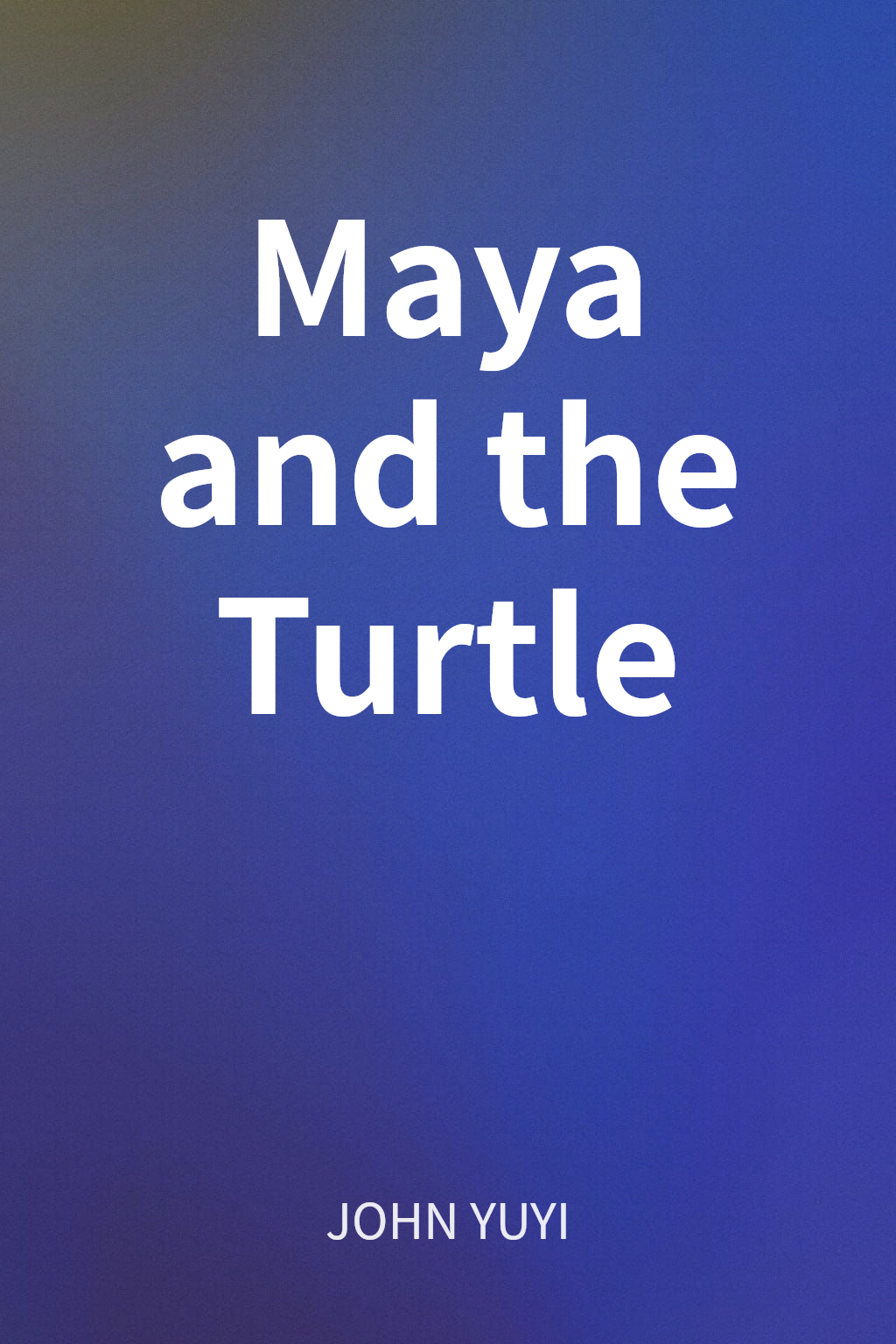 Maya and the Turtle cover
