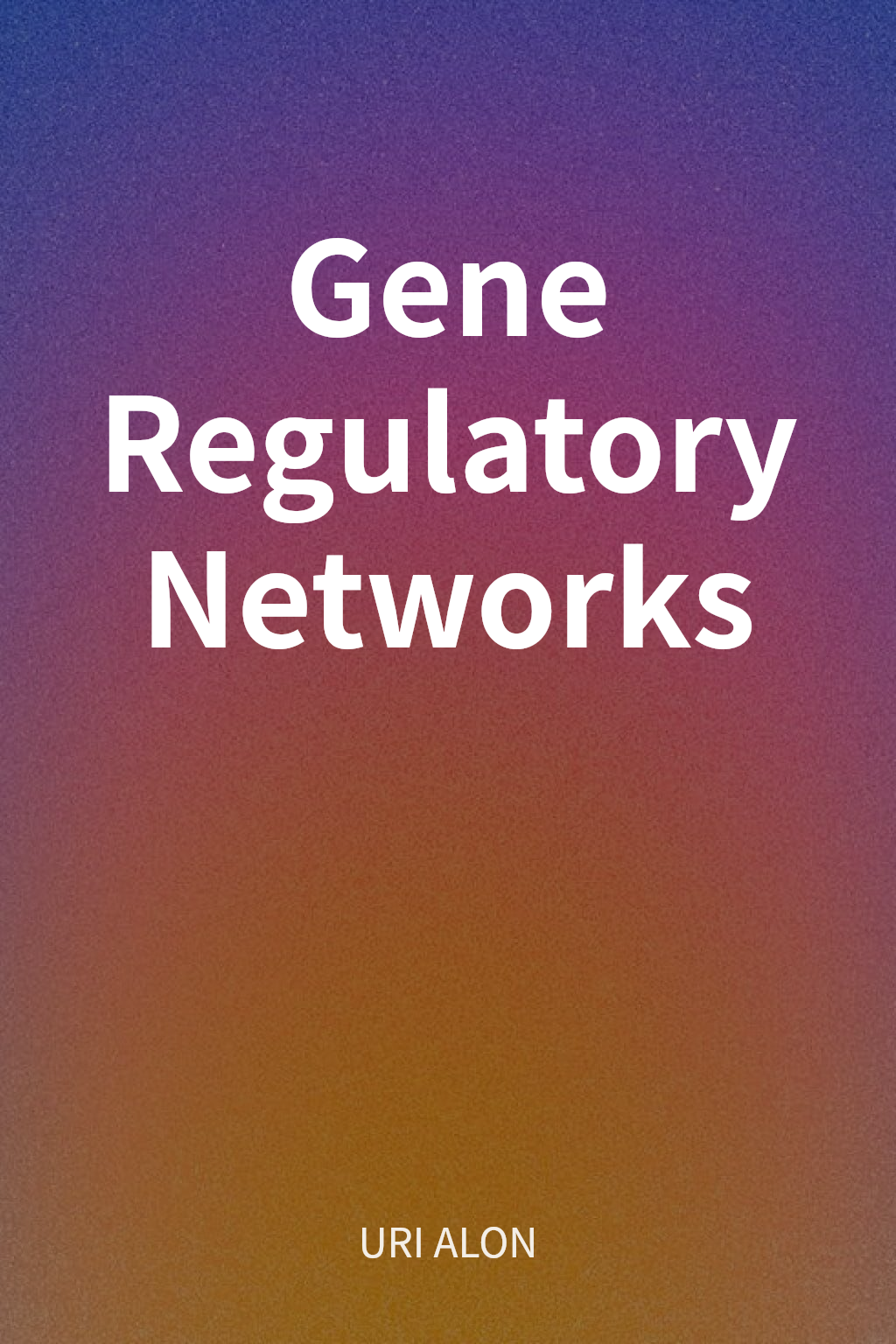 Gene Regulatory Networks cover