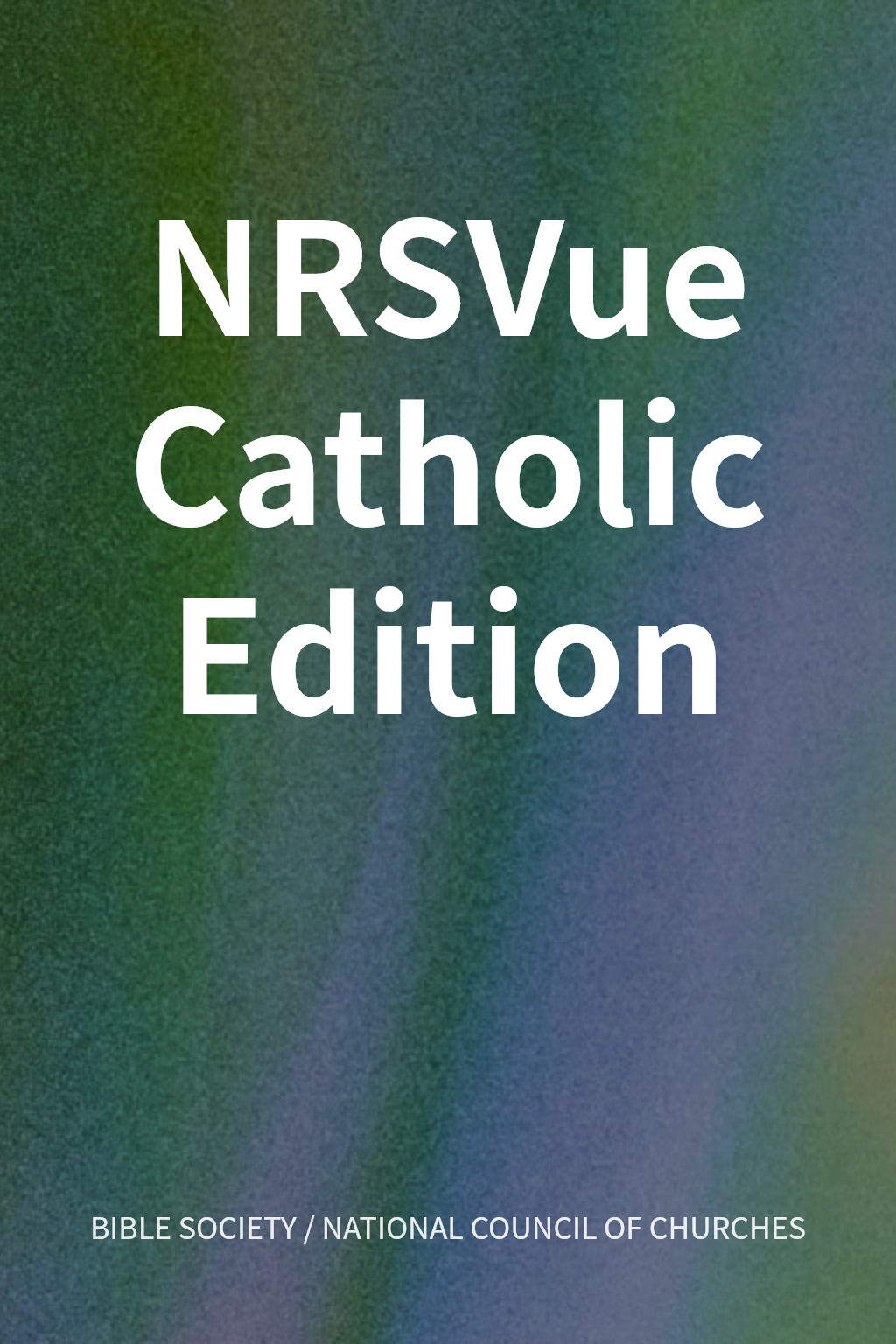 NRSVue Catholic Edition cover