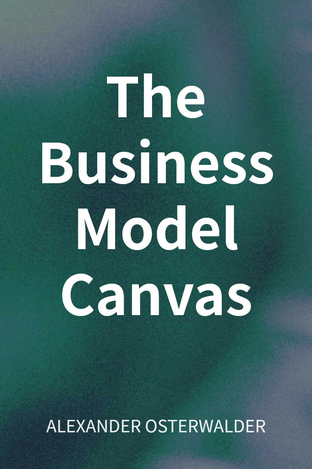 The Business Model Canvas cover