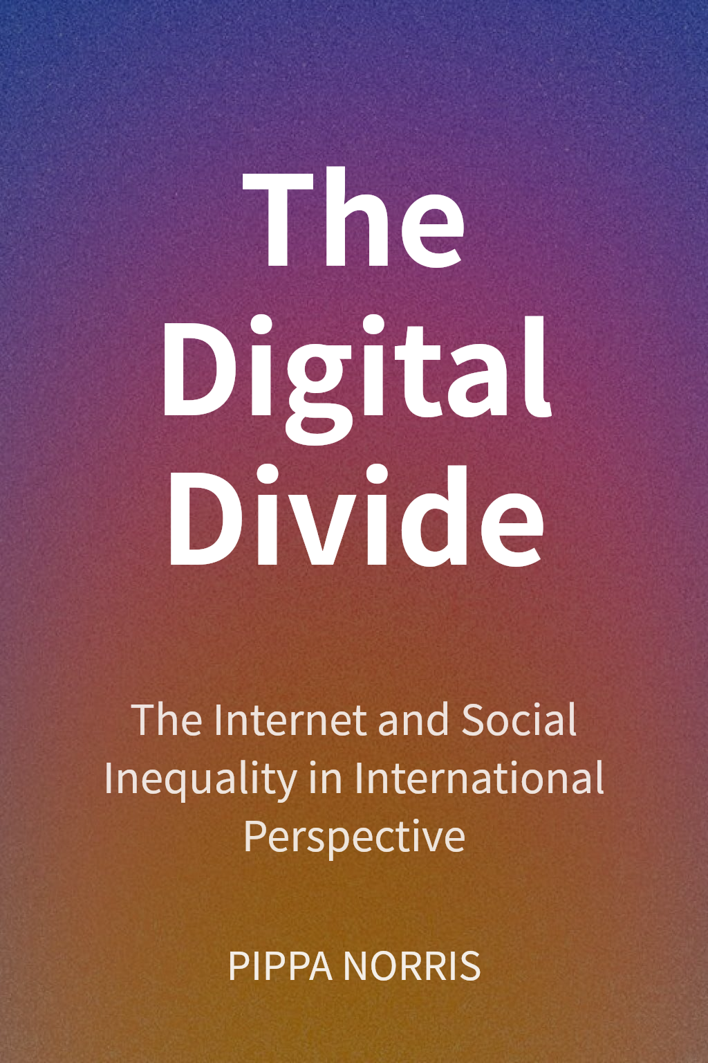 The Digital Divide cover
