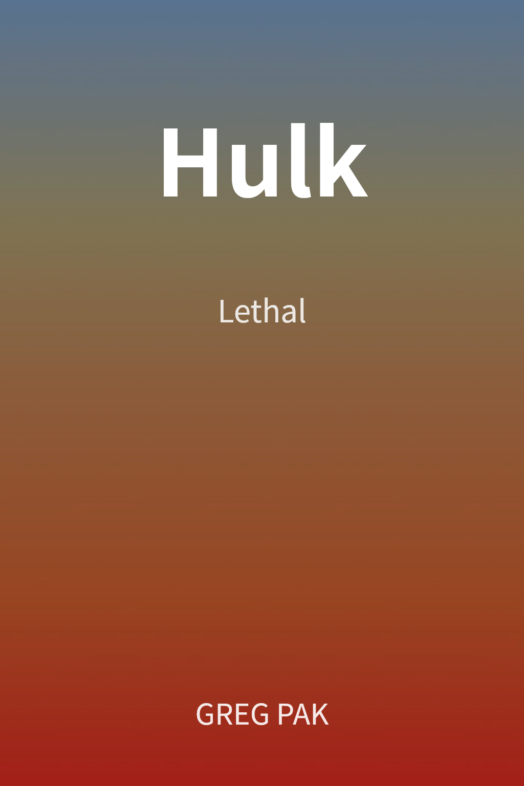 Hulk cover