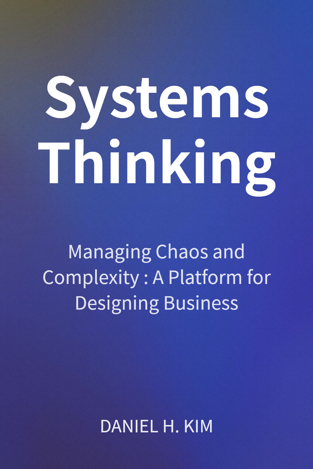 Systems Thinking cover