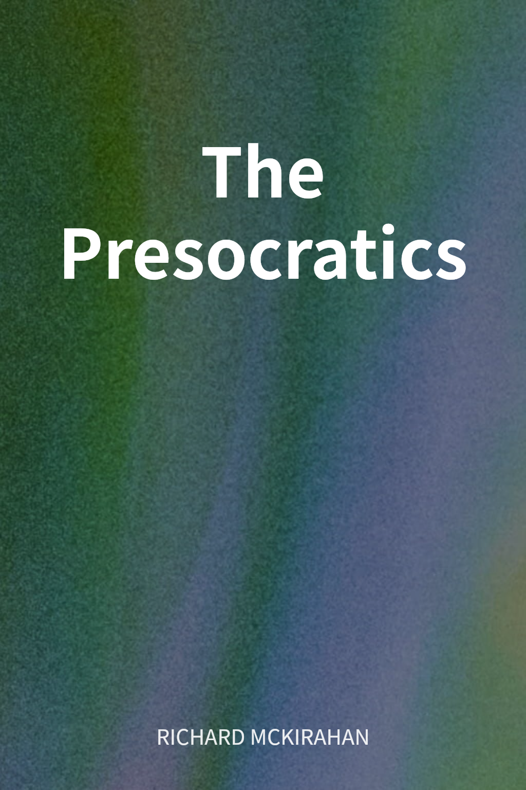 The Presocratics cover