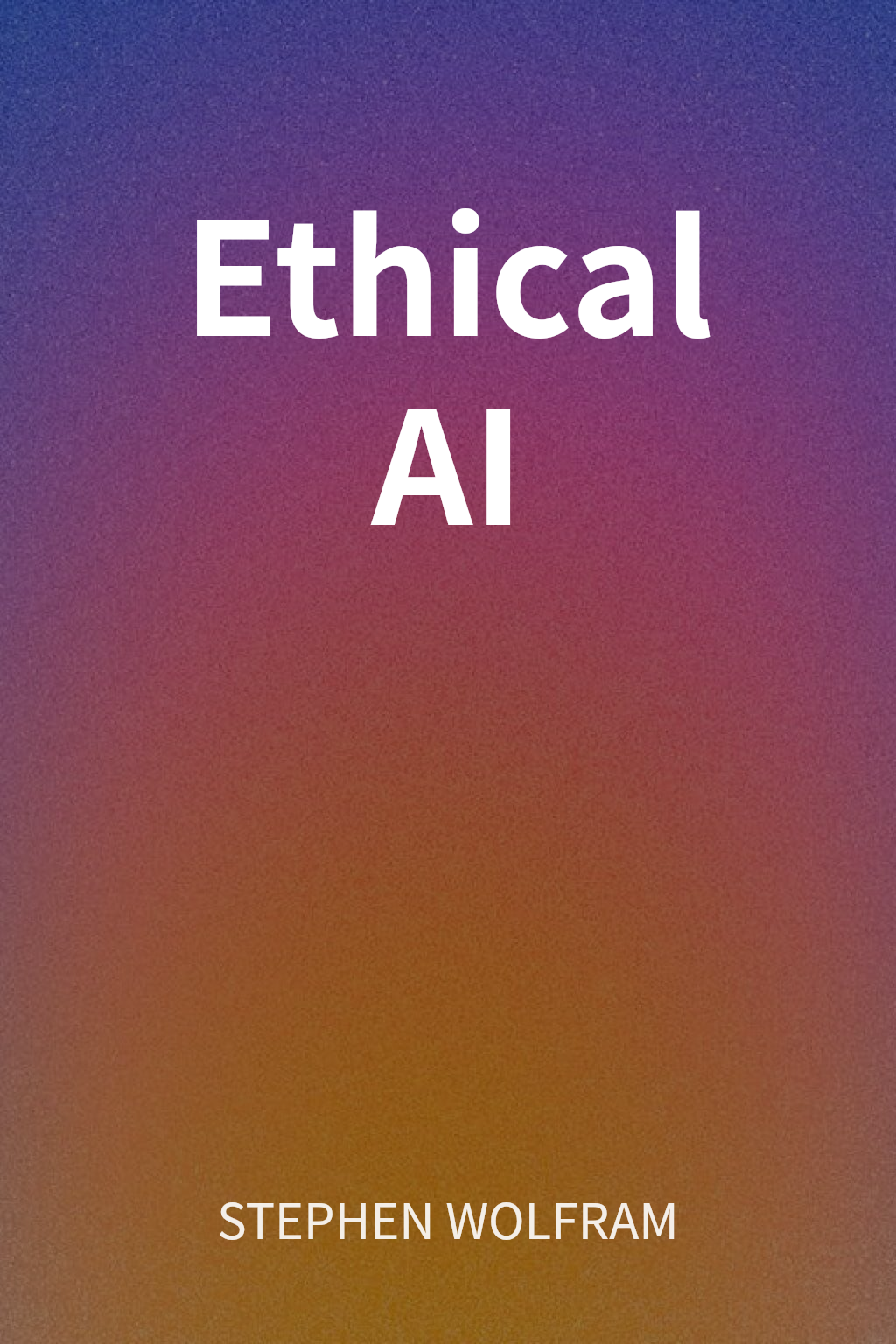 Ethical AI cover