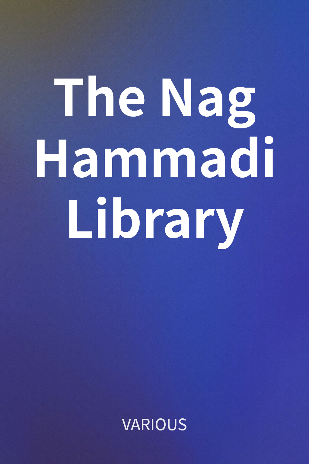 The Nag Hammadi Library cover