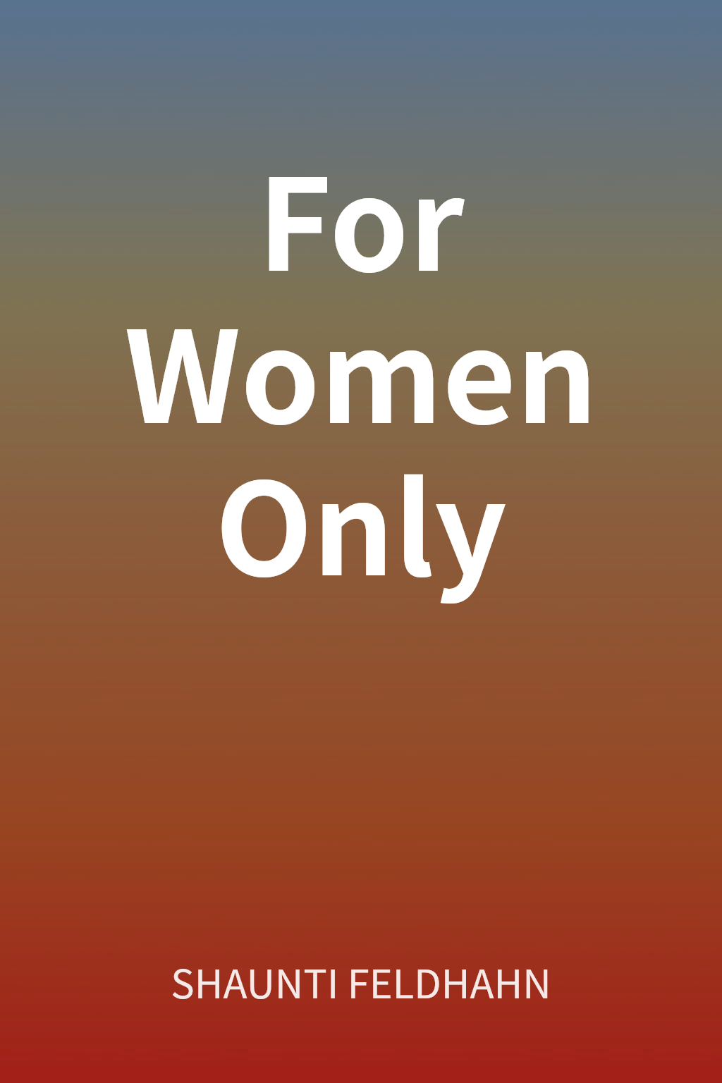 For Women Only cover