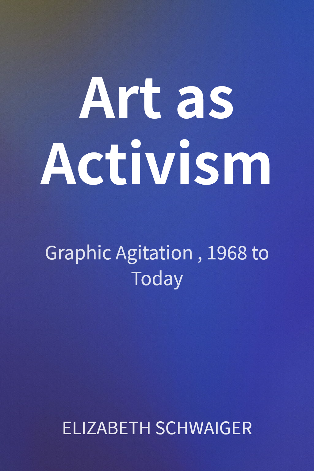 Art as Activism cover
