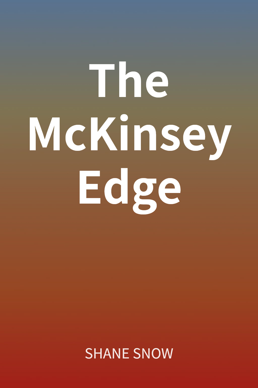 The McKinsey Edge cover