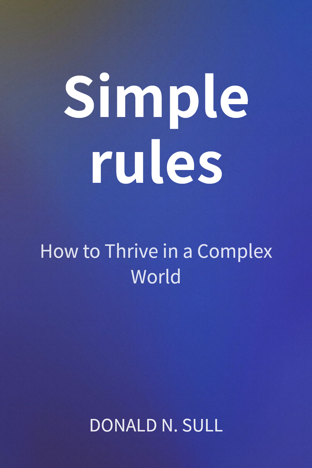 Simple rules cover