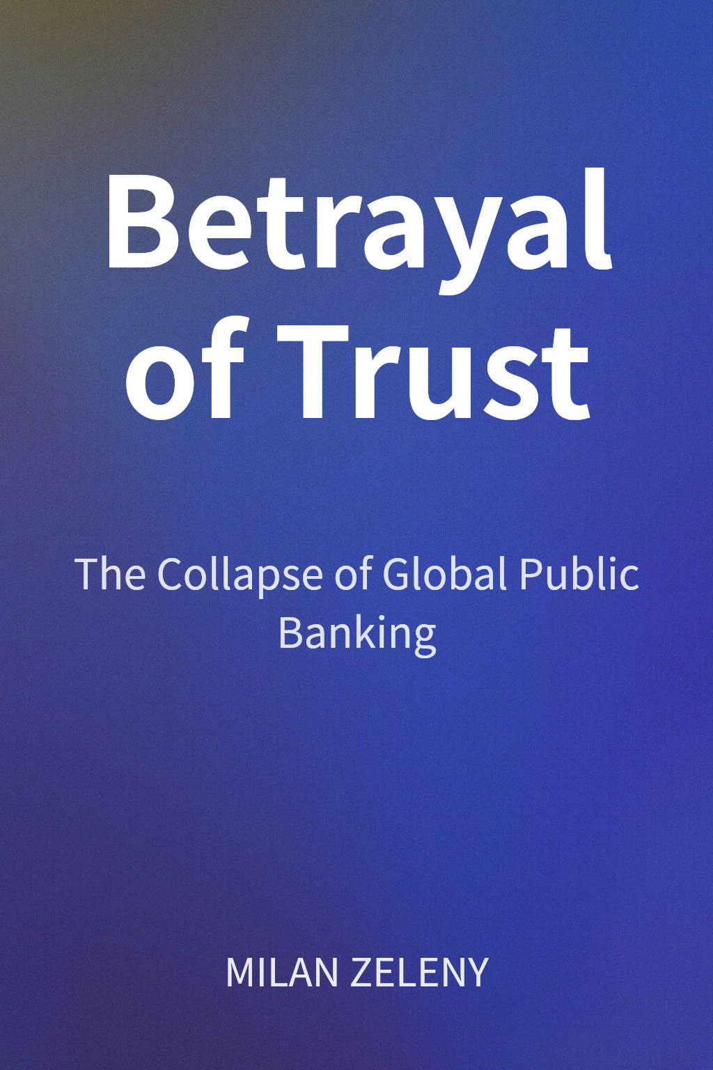 Betrayal of Trust cover