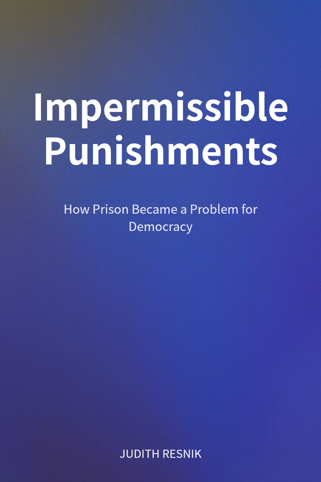 Impermissible Punishments cover