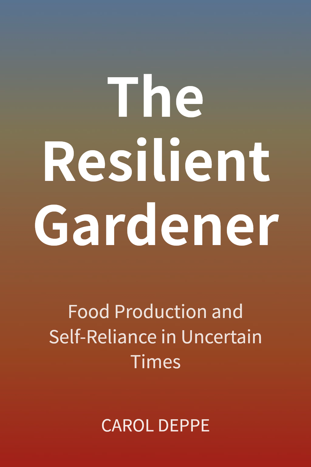 The Resilient Gardener cover