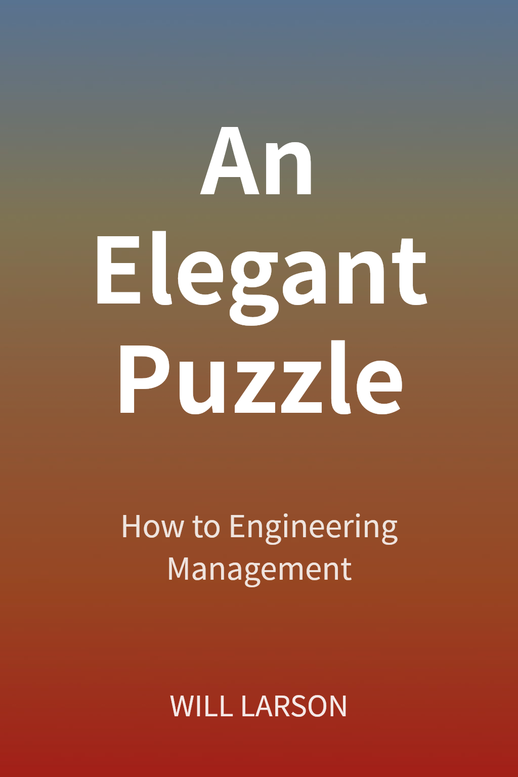 An Elegant Puzzle cover
